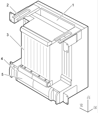 華為OSN2500,OptiX OSN2500子架結(jié)構(gòu)(圖1)